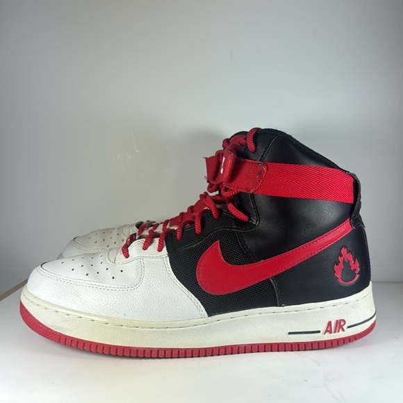 Nike Air Force 1 LV8 High Atlanta Red Black Men’s Size 10.5 High-Top Sneakers main image 7